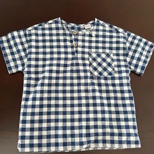 ZARA BOYS 4-5 YEARS - BUTTON DOWN SHIRT - NEVER WORN